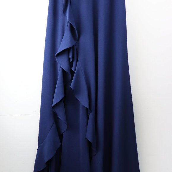 NWT ZAC Zac Posen Janice Ruffle Evening Gown 10 - Picture 5 of 8